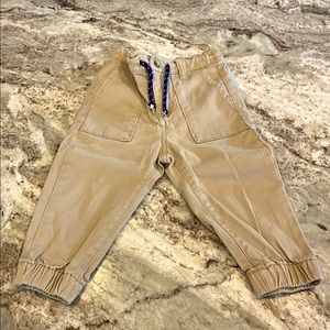 Janie and Jack khaki pants sz 12-18 months EUC